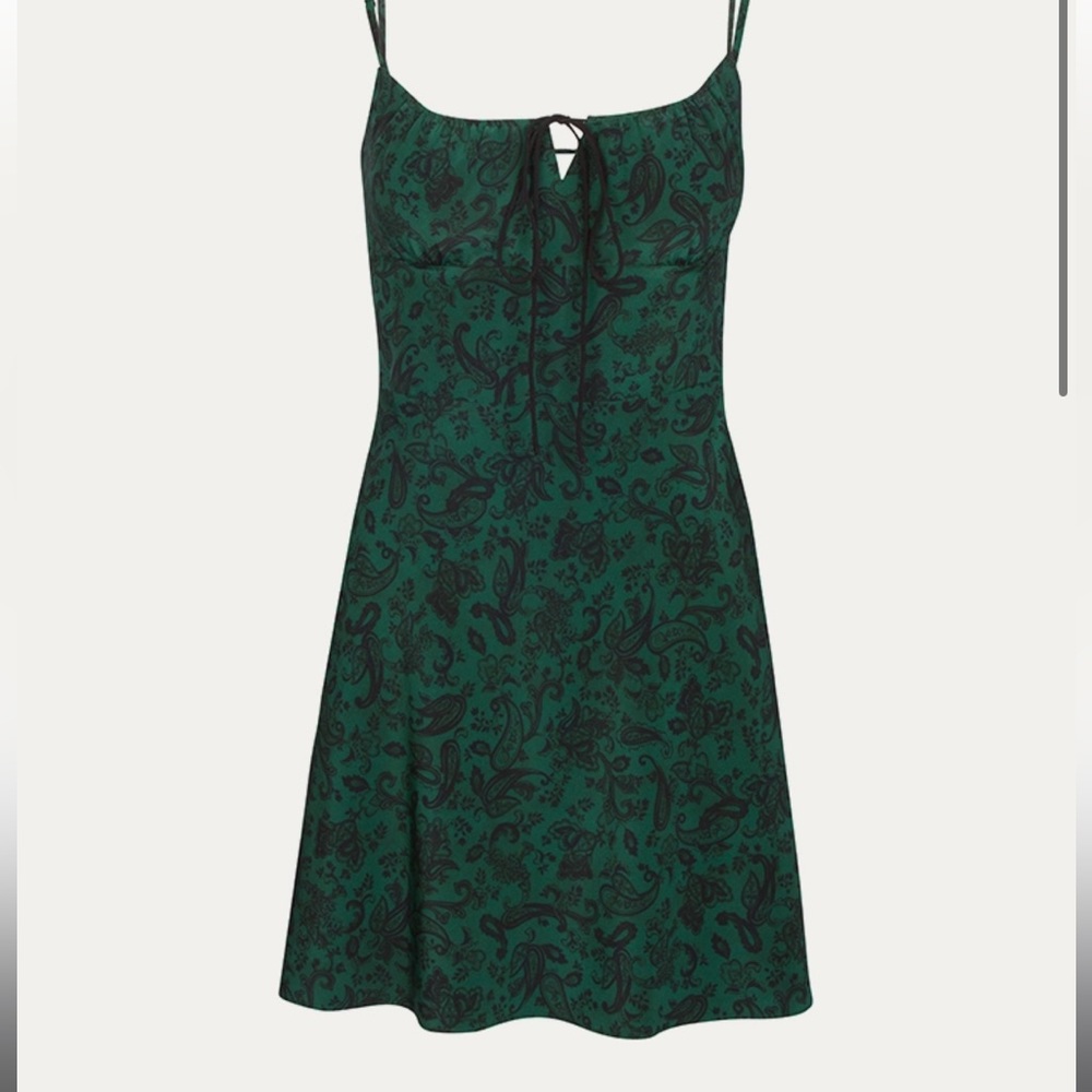 Inez dress in dazed noir